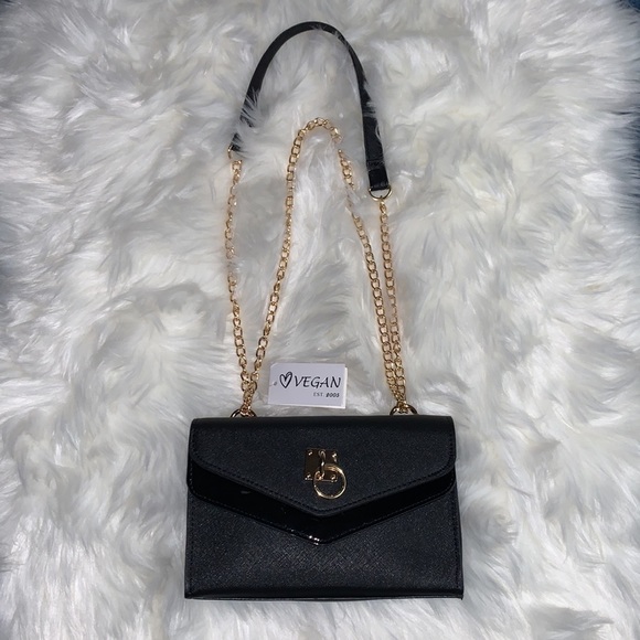 Vegan Handbags - Black Shoulder Purse